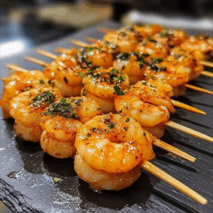 Brochette de Gambas