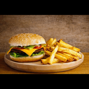Hamburger et Frite